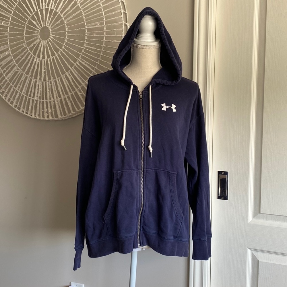 Under Armour - Classic Navy Hoody​​​​​​​​​​​​​​